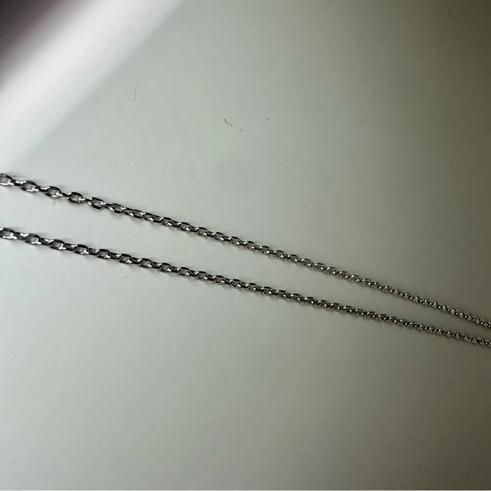 Honey Bee Silver-Tone Cubic Zirconia Pendant w 16” Chain Necklace - Picture 5 of 7